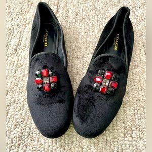 Coach black flats size 6.5